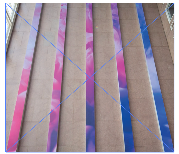 Down payment (includes cost of one of 5 paintings (each painting $1836 10" wide x 18' tall x 2" deep)