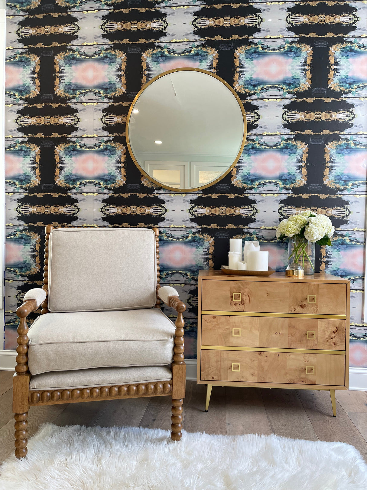 Custom "Speak Easy Repeat" Oversized Wall Mural 55" tall x 320" wide