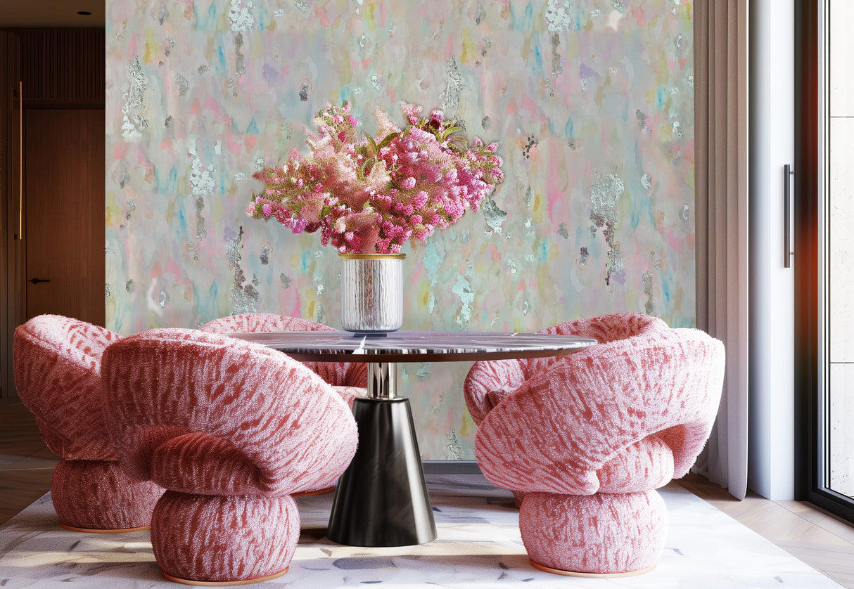 "Bon Bon" Wallpaper Wall Mural by Vivian Ferne