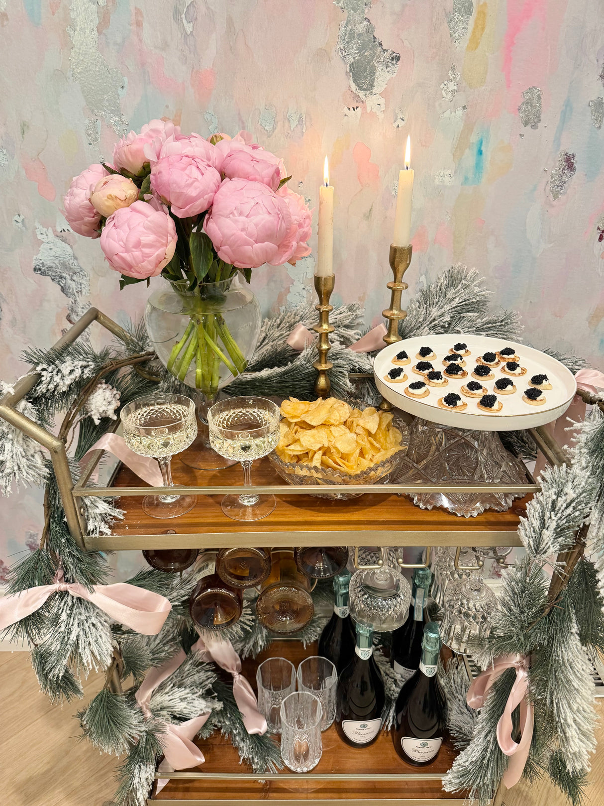 "Bon Bon" Wallpaper Wall Mural by Vivian Ferne