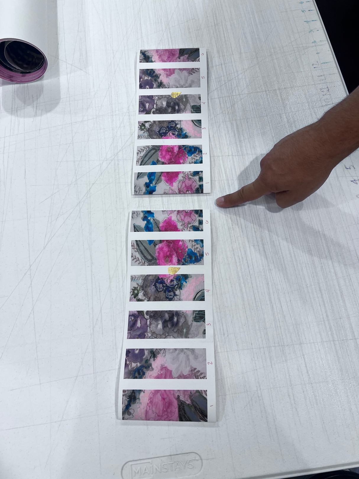 Custom Additional 4 panels Between panels tor order #11899 between 1 and 6 as pictured of "Wisteria" Oversized Wall Mural