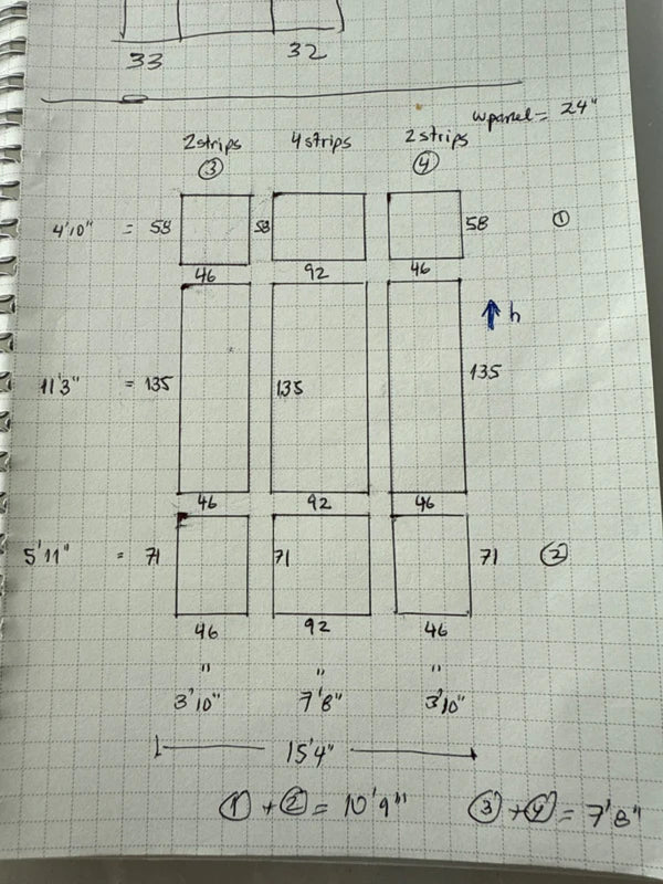 Custom "Crush" Vivian Ferne Wallpaper Wall Mural For ceiling as per drawing below pre-trimmed