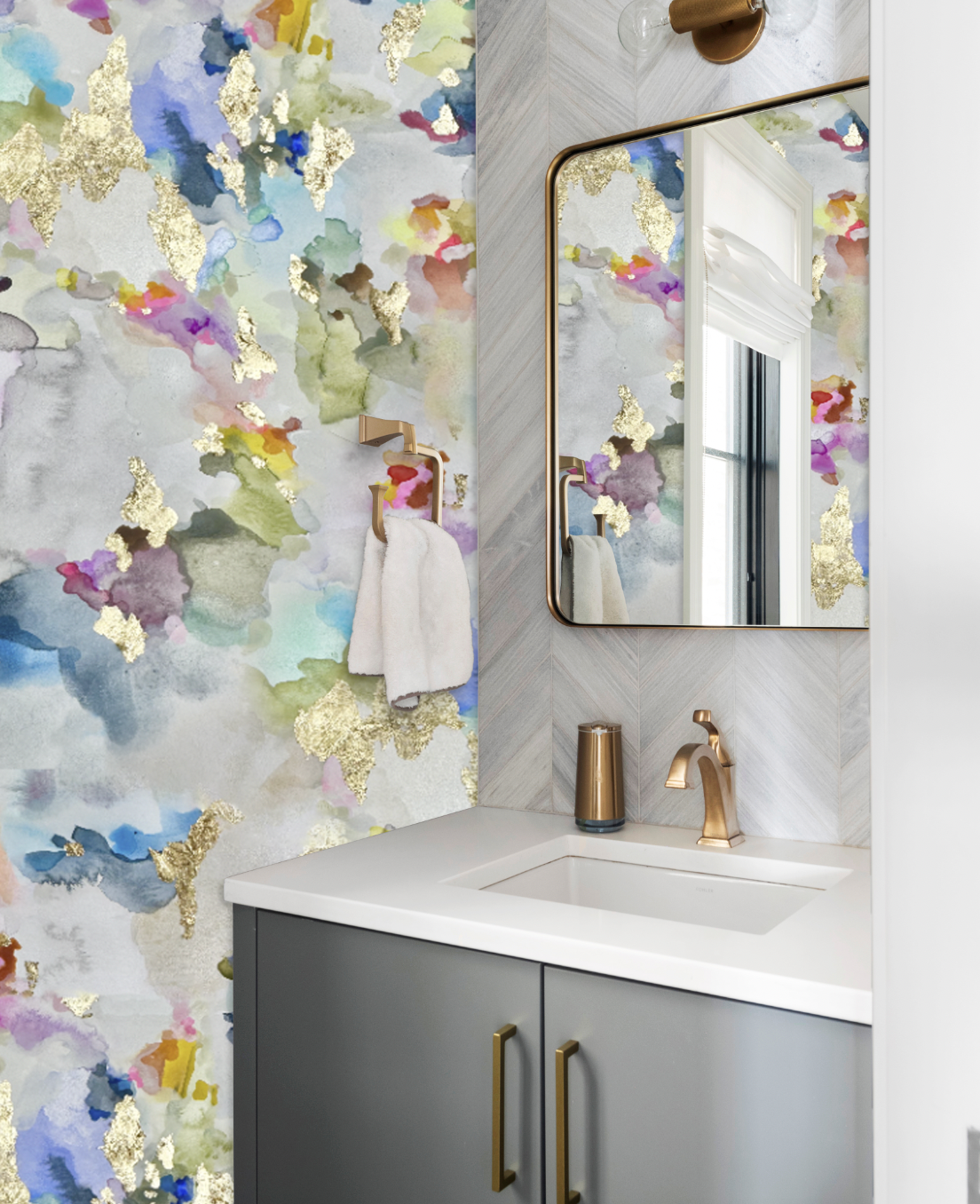 Custom "Lucky" Vivian Ferne Wallpaper Wall Mural 12'T x 18'W