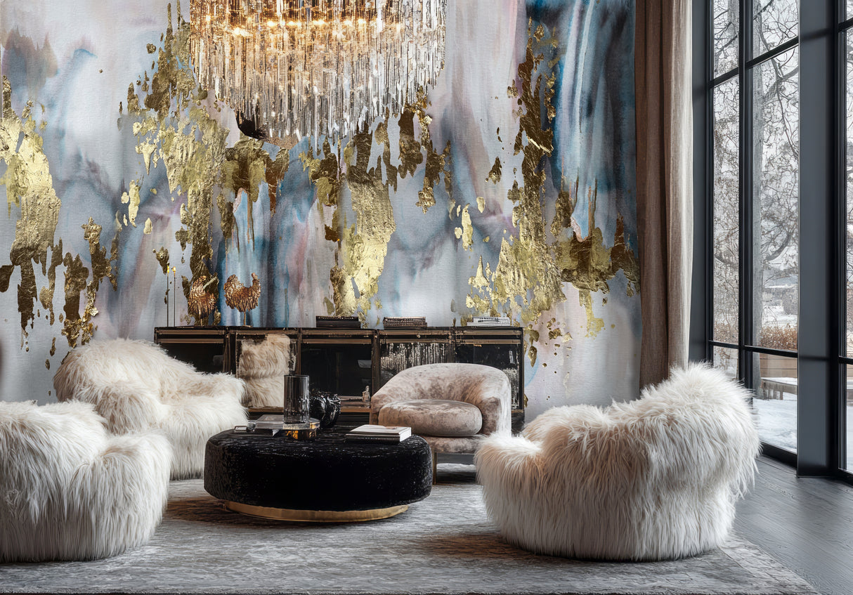 "Northern Lights" Oversized Wall Mural