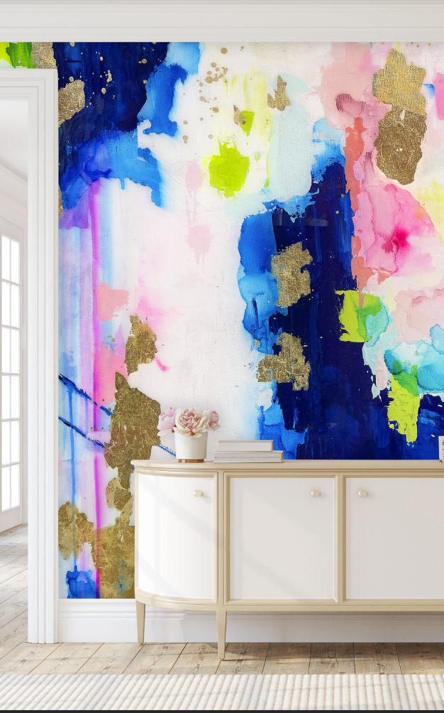 Custom "Topaz Cove" 98 inches tall x 70 inches wide