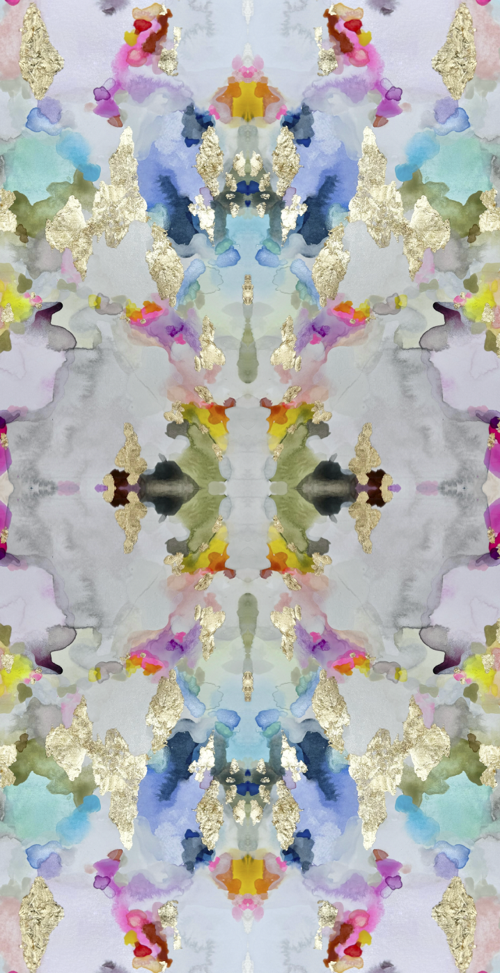 Clearance "Lucky Repeat" Wallpaper Prepasted 6' Tall x 4' Wide