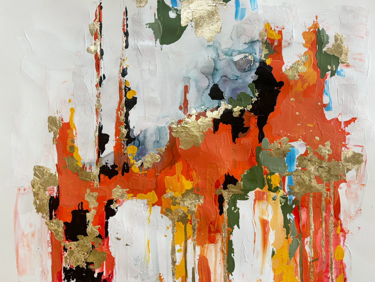 Custom "Speakeasy" Wallpaper With Burnt Orange 89.5" tall x 151.5" wide