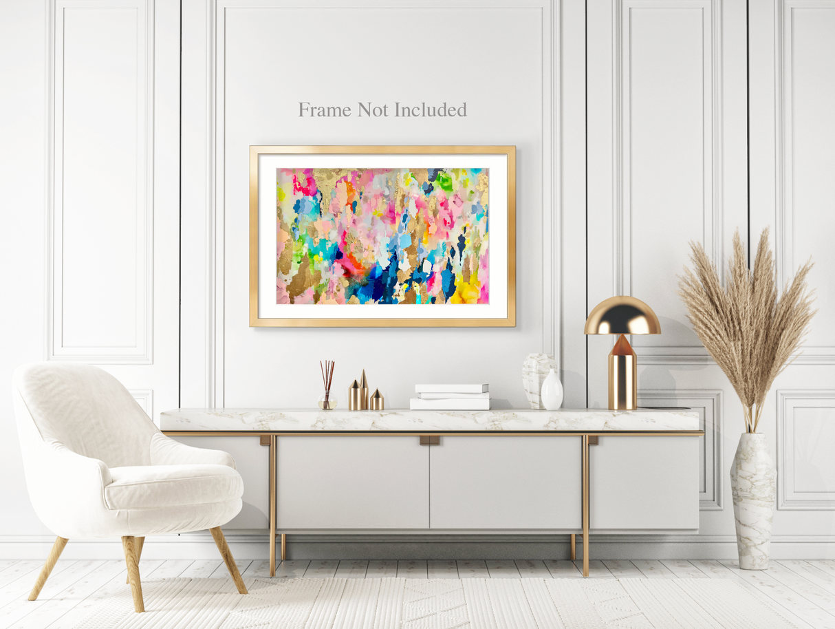 Reprint panels 5-8 from order #7065 Custom "Sprinkles" Oversized Wall Mural 12’ tall x 15’ wide peel & stick