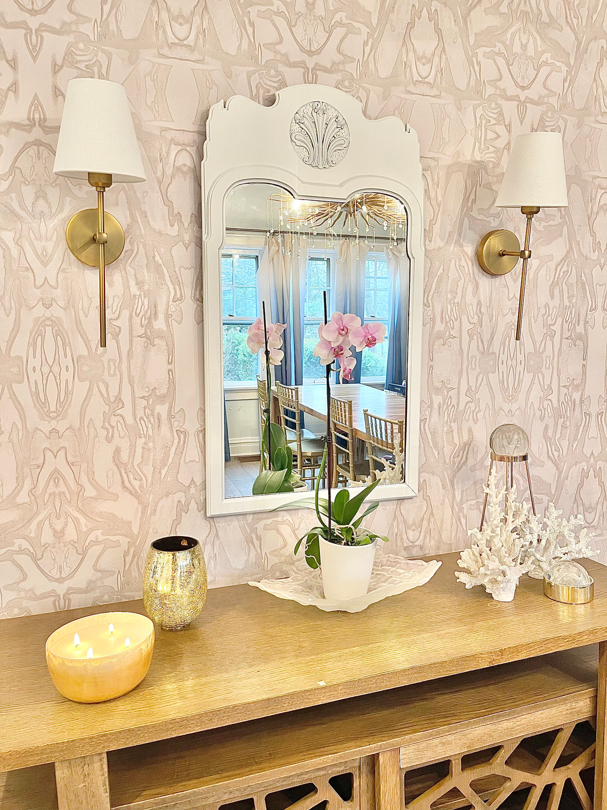 Vivian Ferne Oversized Wall Mural, Wallpaper Orchard, Traditional Wallpaper, Bold Wall Mural, Minimalist Wallpaper, Modern Wallpaper, Vibrant Wall Art, Nursery Wallpaper, Office Wallpaper, Living Room Wallpaper, Bedroom Wallpaper, Bathroom Wallpaper, Gold Accent Wall, Gold Wallpaper, Silver Accent Wall, Vibrant Wallpaper, Vibrant Wall Mural, Maximalist Wall Mural, Modern Wallpaper, Best Removable Wallpaper Vivian Ferne, Lace Decor