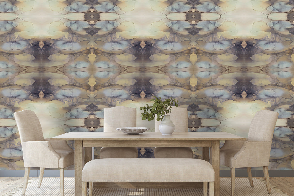 Vivian Ferne Oversized Wall Mural, Wallpaper Orchard, Traditional Wallpaper, Bold Wall Mural, Minimalist Wallpaper, Modern Wallpaper, Vibrant Wall Art, Nursery Wallpaper, Office Wallpaper, Living Room Wallpaper, Bedroom Wallpaper, Bathroom Wallpaper, Gold Accent Wall, Gold Wallpaper, Silver Accent Wall, Bubble Wallpaper, Traditional Wallpaper Design, Modern Wallpaper Design, Beige Wallpaper, Beige Dining Room