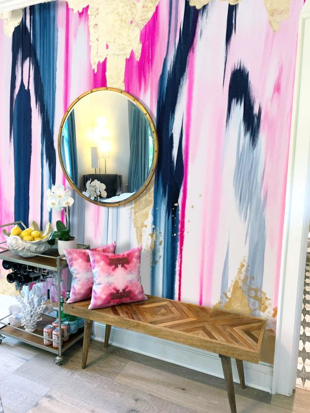 "Plumeria" Oversized Wall Mural