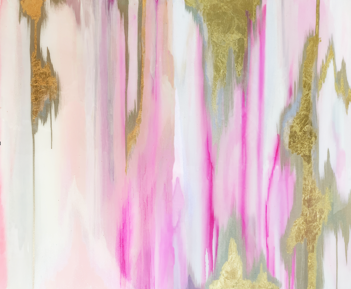 Blueberry Glitter Canvas Painting Converted into a large Scale Wall Mural Wall Paper