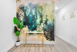 OOOOPS we printed an extra! "Emerald Storm" Oversized Wall Mural 9' tall x 10' wide Peel & Stick