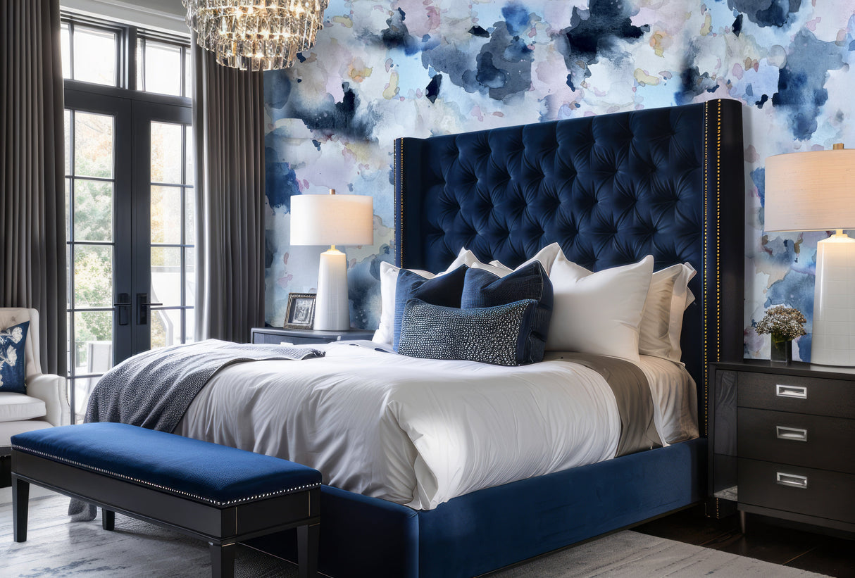 Custom Wallpaper - "Airy" - 8' Tall x 17' Wide - Peel & Stick