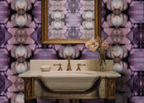 Custom Wallpaper - "Amethyst" - 9' Tall x 14' Wide - Prepasted