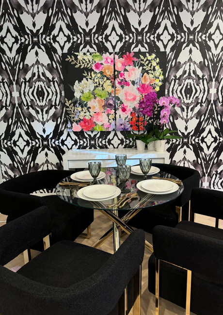 Custom Wallpaper - "Aspen" - 8' Tall x 11' Wide - Peel & Stick
