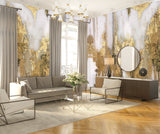 Vivian Ferne Oversized Wall Mural, Wallpaper Orchard, Traditional Wallpaper, Bold Wall Mural, Minimalist Wallpaper, Modern Wallpaper, Vibrant Wall Art, Nursery Wallpaper, Office Wallpaper, Living Room Wallpaper, Bedroom Wallpaper, Bathroom Wallpaper, Gold Accent Wall, Gold Wallpaper, Silver Accent Wall, Vibrant Wallpaper, Vibrant Wall Mural, Maximalist Wall Mural, Gold Wallpaper, Gold Accent Wall, Gold Furniture, Gold Couch