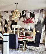 Vivian Ferne Oversized Wall Mural, Wallpaper Orchard, Traditional Wallpaper, Bold Wall Mural, Minimalist Wallpaper, Modern Wallpaper, Vibrant Wall Art, Nursery Wallpaper, Office Wallpaper, Living Room Wallpaper, Bedroom Wallpaper, Bathroom Wallpaper, Gold Accent Wall, Gold Wallpaper, Silver Accent Wall, Vibrant Wallpaper, Vibrant Wall Mural, Maximalist Wall Mural