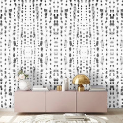 In the idea phase of your interior design project? Consider one of the large pattern wallpaper designs from Vivian Ferne. This monochromatic repeating pattern creates a lot of movement and texture in a living room or office decor project. Whether your interested in commercial or residential interior design Vivian Ferne wallpaper have the look for you.