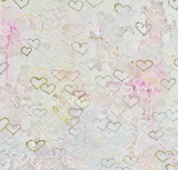 "Blush Heart Flutter" Wallpaper | Oversized Wall Mural Design By Vivian Ferne