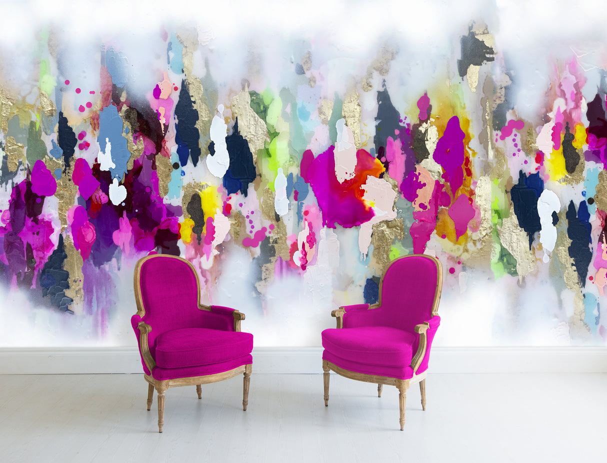 "Dazzle" Vivian Ferne Wallpaper Wall Mural