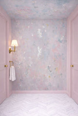 Custom "Bon Bon" Wallpaper Wall Mural 148” tall x 60” wide prepasted