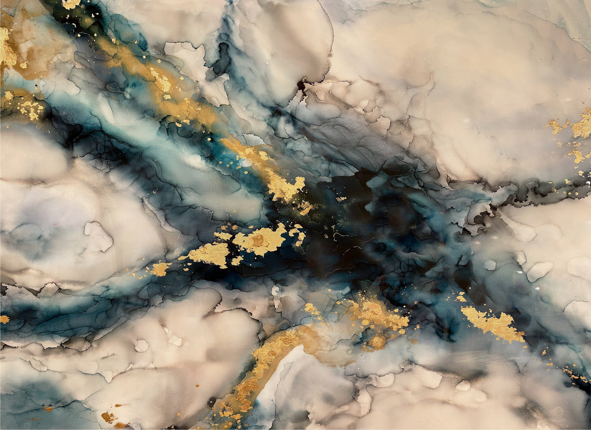 Custom Wallpaper - "Marine Layer" - 15' 6" Tall x 16' 10" Wide - Prepasted
