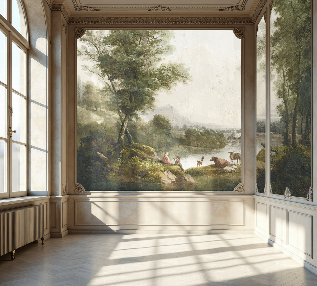 "Iris" Oversized Wallpaper Mural