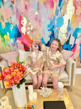 vivian ferne sprinkles mural, vivian ferne review, vivian ferne colorful wallpaper, colorful wallpaper, vivian ferne sprinkles mural, sprinkles wallpaper, sprinkles mural, bakery design, cafe design, vivian ferne review, pink wallpaper, pink home office, glam room, glam room design, closet wallpaper
