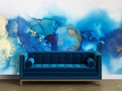 Custom "Marina" Oversized Wall mural 3’ 4” tall x 135” wide