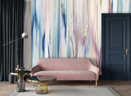 Custom Wallpaper - "Opal Falls" - 7' 9" Tall x 6' 7" Wide - Prepasted