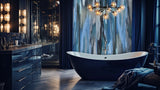 "Navy Haze" VIvian Ferne Wallpaper Wall Mural