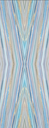 Custom "New Horizon Blue" Oversized Wall Mural 108.5” tall x 39” wide Prepasted