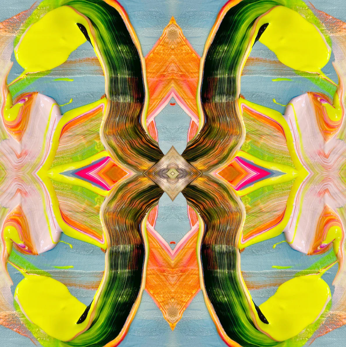 Custom Wallpaper - "Orange Coast" - 9' 6" Tall x 13' 10" Wide - Prepasted