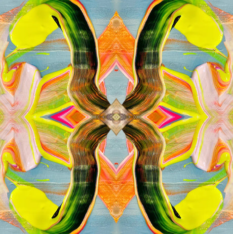 Custom Wallpaper - "Orange Coast" - 9' 6" Tall x 13' 10" Wide - Prepasted