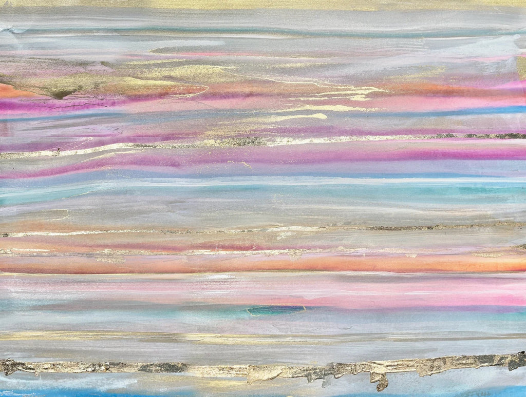 Abstract Grey, Blue, Pink, Red, Purple, Orange design. This original abstract acrylic painting and alcohol ink design is the inspiration for the interior wallpaper, Horizon. This design has been featured in hotels, airbnbs, luxury interior design installations, living rooms, dining rooms and bedrooms. This is a versatile colorful abstract modern design perfect for any modern interior design project.. 