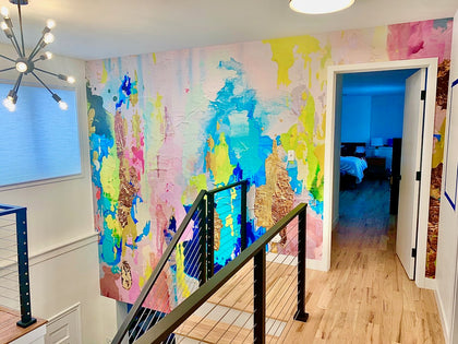 "Rum Punch" Stairwell wallpaper