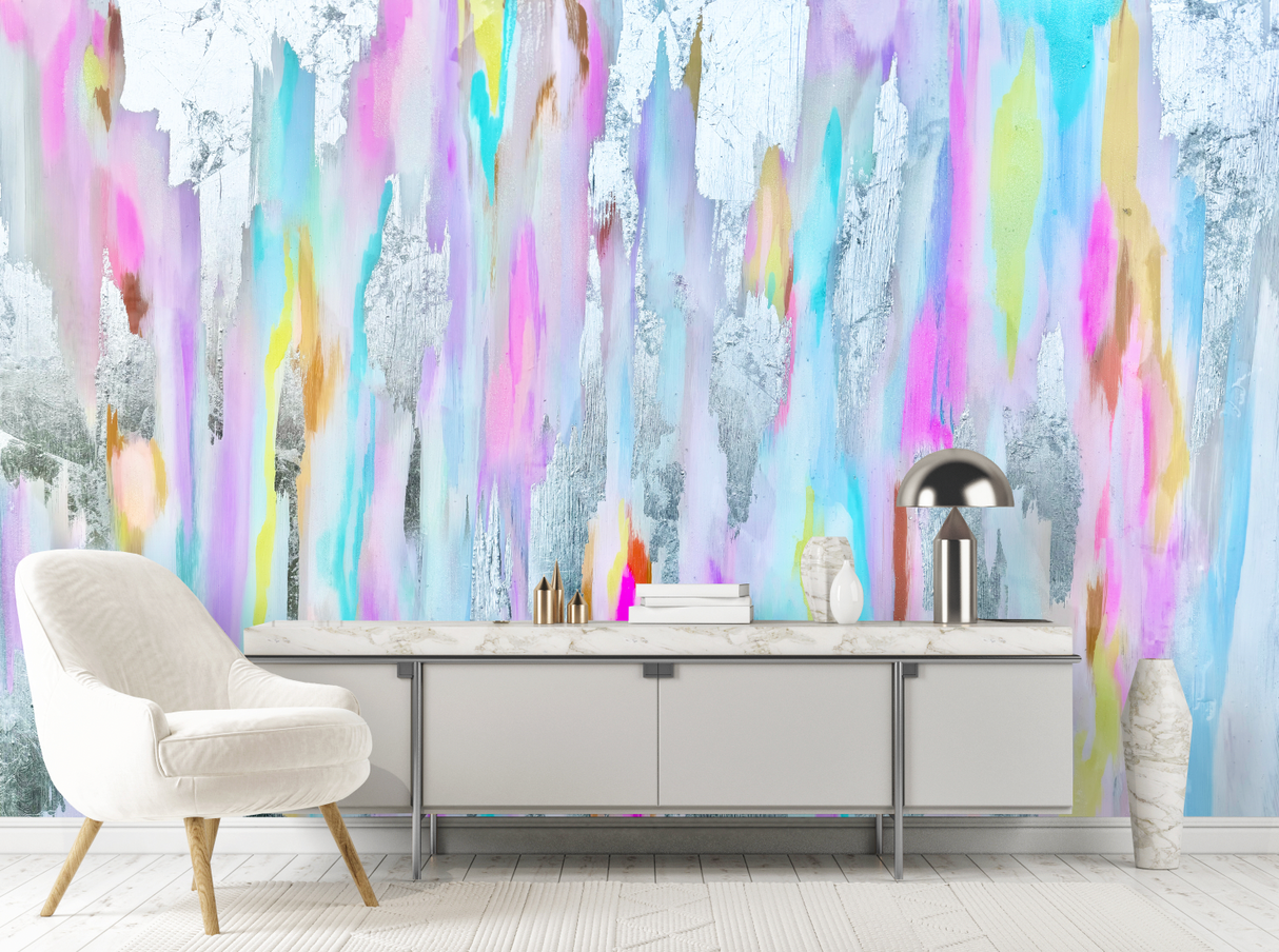 Custom Wallpaper - "Something Sweet" - 7' 2" Tall x 4' 10" Wide - Peel & Stick