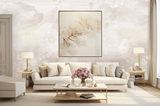 "Beige Splash" Wallpaper Wall Mural by Vivian Ferne