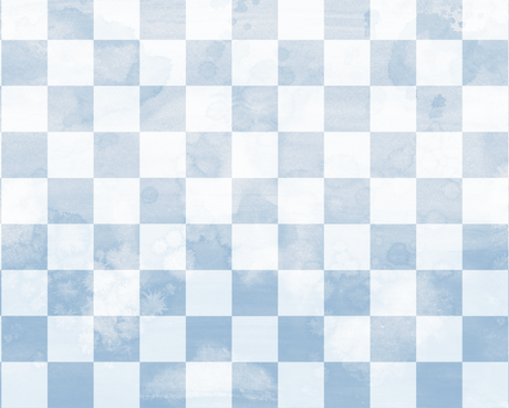 Kids "Blue Checkers" Vivian Ferne Wallpaper Wall Mural