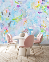 "Snow Flower" Oversized Wall Mural