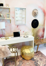 "Blush Gold" Oversized Wall Mural