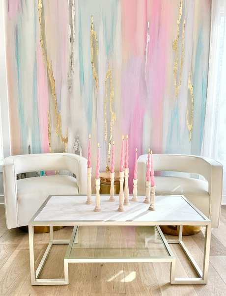 Custom Wallpaper - "Served Cold" - 7' Tall x 13' Wide - Peel & Stick