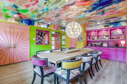 "Sprinkles" Vivian Ferne Ceiling Wallpaper