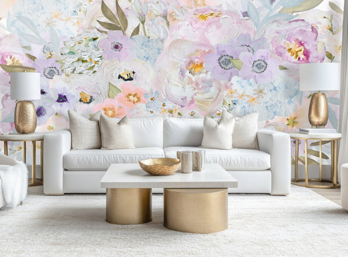 "Sweet Bouquet" Wallpaper by Vivian Ferne