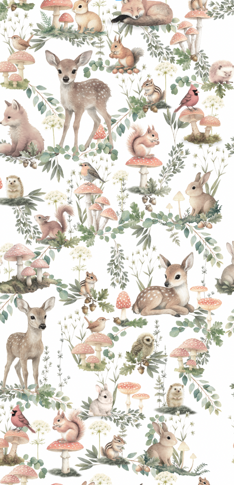 Kids "Sweet Woodland" Wallpaper