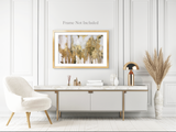 Custom  "Ethereal" Oversized Wall Mural 100” tall x 300” wide