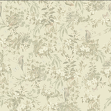 "Vintage Sage" Botanical Wallpaper