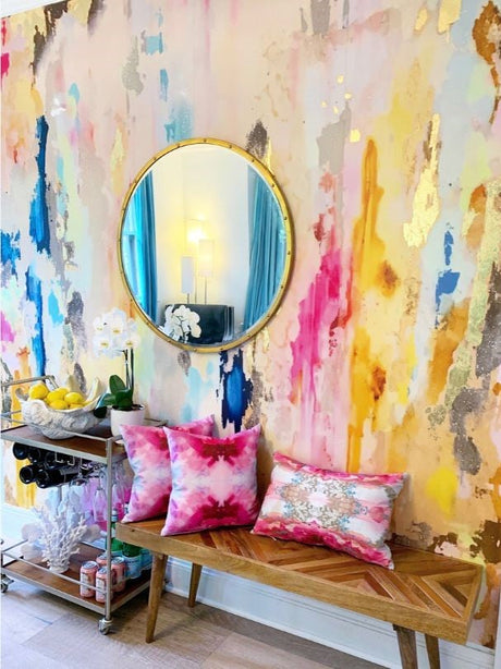 Custom Wallpaper - "Coronado" - 10' Tall x 12' Wide - Peel & Stick