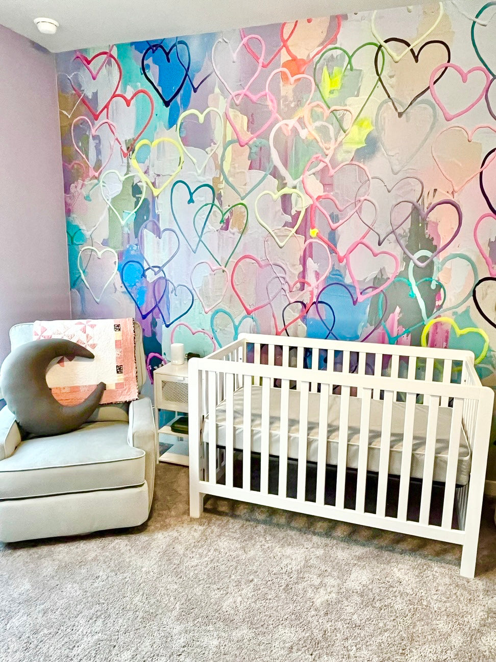 Heart wallpaper, vivian ferne wallpaper, heart art, abstract heart art, heart graffiti, heart nursery